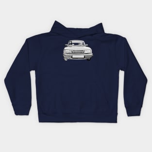 Saab 900 classic car Kids Hoodie